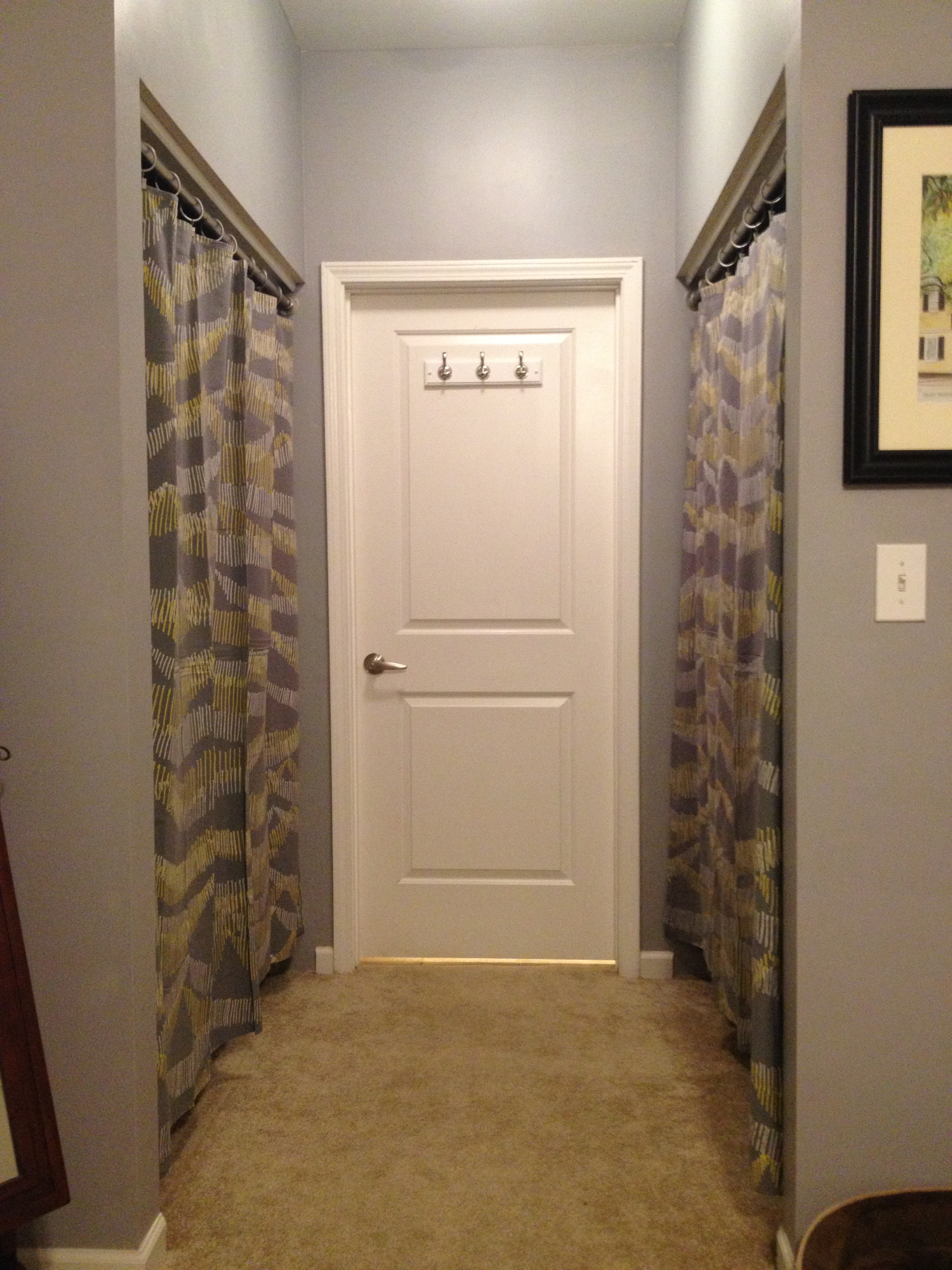 Yellow And Gray Kitchen Curtains 